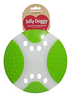 Rosewood 40310 Wurfspielzeug für Hunde, dentales Frisbee, 23 cm