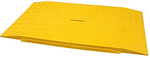 ADO - Placa cubre zanja Plastrong 1355x755x50 mm. Pasarela salva zanjas de plástico para tapar agujero temporal en obra