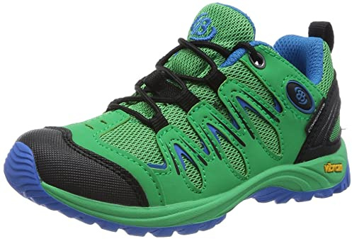 Brütting Expedition Kids, Zapatillas para Carreras de montaña, grün/Blau/Schwarz, 33 EU