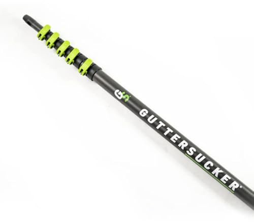 The Guttersucker 30ft Telescopic Pole - Ideal For Roof Cleaning.