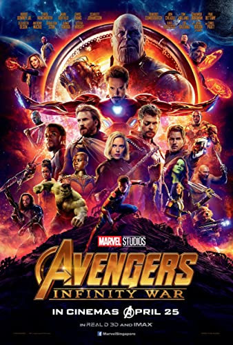Marvel MCU Avengers infinity war Poster Print Wall Art A4 size