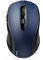 TECKNET Bluetooth Maus, 4000 DPI Maus Kabellos (Tri-Mode: BT 5.0/3.0+2.4GHz) Funkmaus mit USB-Empfänger, Ergonomische Tragbare Mouse Bluetooth für Laptop PC Computer, Mac OS, Android, Windows, Blau