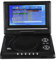 Lettore DVD Portatile da 7 Pollici con Schermo Girevole, Batteria Ricaricabile, Caricabatteria per Auto, Gamepad, Supporta più Formati e Funzione TV (Spina UE)