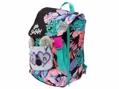 PRESTIGE & DELUXE Zaino Scuola GOPOP koala GIOCHI PREZIOSI 5 pop-up chiusura scatto + Set per la scuola