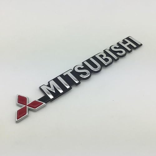 Voiture Emblème Badge, pour Mitsubishi Spirit Outlander FTO Pajero Xpander Montero Autocollant Badge Remplacement Décoration Lettres Insigne Pièces détachées Auto