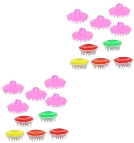 Healvian 20stücke Teiliges Shampoo Bürste Für Kopfhautmassage Silikon Haarbürste Sanfte Reinigung Für Reise Und Alltag Stimuliert Haarwachstum Und Verbessert Die Durchblutung