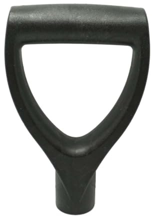 Spade Handle Garden Fork Shovel Handle D Shaped Plastic Grip for Digging Raking Tools Black..
