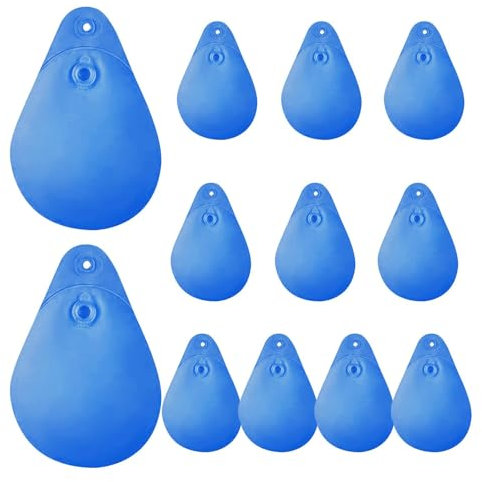 Pool-Wassersack, Schwimmbad-Wassersack, Winter-Pool-Abdeckung, Hängetasche, 12 Stück, Pool-Wandtasche, Wassertropfen, Pool-Abdeckungstasche, Lasttragende Hängetasche, Winter-Pool, 12 X Pool-Wassersack