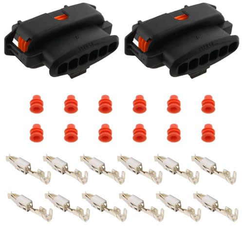 Be In Your Mind Lot de 2 Adaptateurs de Connecteur de Bobine d'allumage Prise 6 Broches Compatible avec Vauxhall Astra Compatible avec Vauxhall Corsa Compatible avec Vauxhall Insignia