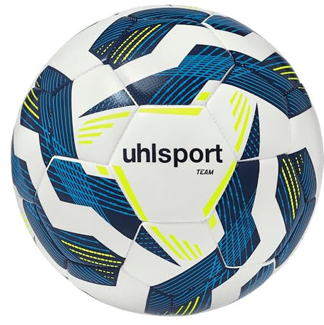 uhlsport Team Football Ballons de Foot d'équipe - Ballons d'entraînement durables pour l'entraînement d'équipe - Football pour Enfants et éveil, Taille 3, Taille 4 et Taille 5