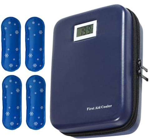 Borsa Termica Isolata Box Frigorifero Con Display Della Temperatura | Borsa Frigo Da Viaggio Per 9-12 Ore Auto, Viaggio, Trasferta, Casa, Quotidiano, Aereo, Campeggio, All'aperto