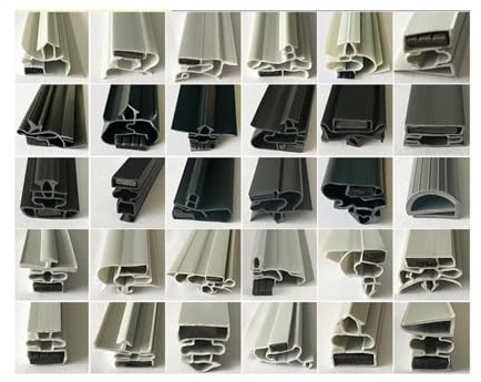 Guarnizione magnetica for porta, striscia adesiva, for frigorifero domestico, congelatore commerciale, vetrina, cella frigorifera, 1 metro(002)