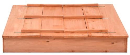 Sabbiera in Legno di Abete 95x90x15 cm,Giochi e giocattoli,Attrezzatura gioco per esterni,Sabbiere-92173