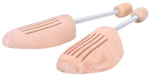 Yechiry Träskoformare Anti Wrinkle Shoe Tree för Kvinnor Män med Vårpelare, Förhindra Fukt Skostöd för Skoformning, 2st för Alla Skostorlekar