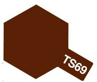 Tamiya TS69 Brun Pont Linoleum, Bombe de Peinture 100 ML