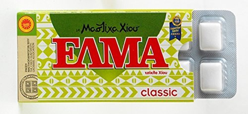 Elma Classic Chios Mastic Gomme 10 x 10 pièces 10 x 14 g – 100 % frais et original Xios (Masticha ou Mastixa)