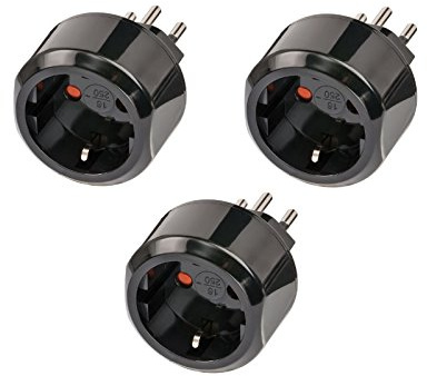 Brennenstuhl Reisestecker/-adapter Schutzkontakt - CH (Schweiz) Schwarz, 1508542