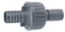 Kleines PVC-Rückschlagventil für Schläuche 13 mm (1/2)