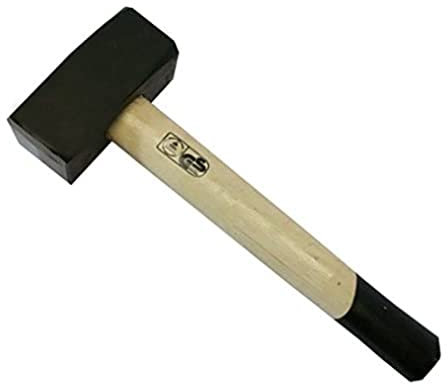 RUTHE 3050030119 - Mallo DIN 6475 con mango de madera de fresno (5000 g)