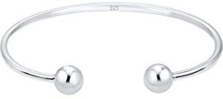 Elli Armband Armreif mit Kugeln Geo Bangle Basic in 925 Sterling Silber