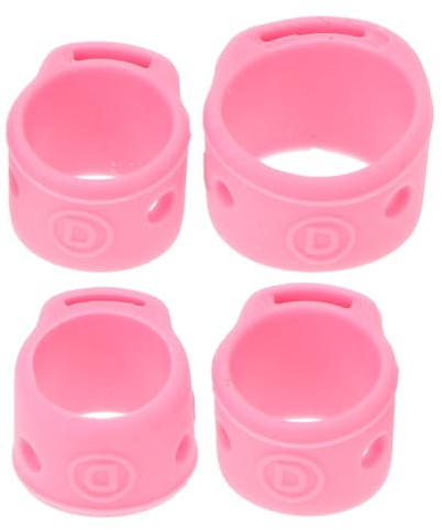 Milisten Guzheng Nail Covers Silicone Fingertip Covers for Playing Guzheng Finger Protectors for Practice 8 Pieces Comfortable Nail Covers for String Instrument Learning