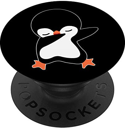 Dabbing Pinguin für Pinguinliebhaber | Pinguin Kostüm PopSockets mit austauschbarem PopGrip