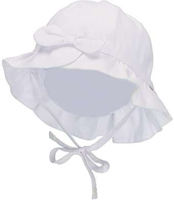Sterntaler Unisex barnhatt linne barnhatt, vit, normal, Vit