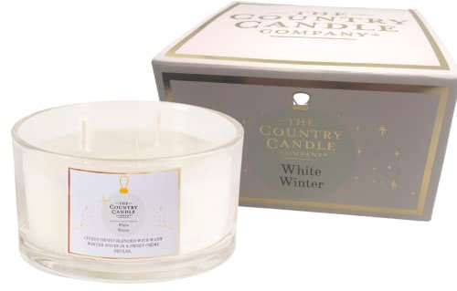 The Country Candle Company Triple Wick Candle - White Winter