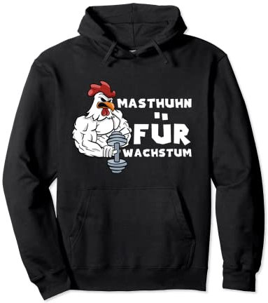 Kraftsport Fitness Bodybuilding Masthuhn für Wachstum Pullover Hoodie