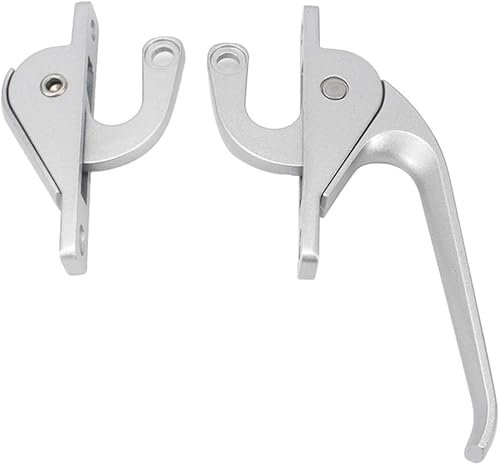 Poignées de verrouillage de fenêtre, Poignées de porte et de fenêtre en alliage d'aluminium Poignée de bielle haut et bas Poignée de liaison Portes et fenêtres (Couleur : Or, Taille : B) (Couleur : Or