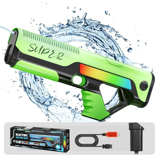 Elektrische Wasserpistole,Elektrische Wasserpistole,Water Guns Electric,Automatische Wasserpistole,Water Bullet Gun,Große Spritzpistole