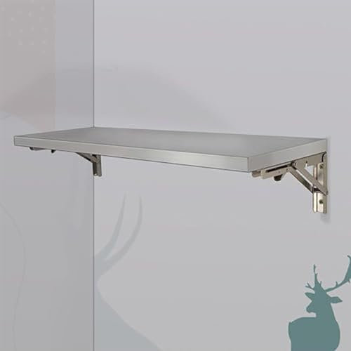 Vertikaler Ausziehtisch Mit Metallstütze, Esstisch, Schwebender Schreibtisch, Werkbank, Mit Metallklammern, Für Küche, Esszimmer, Hausbar, Werkbank,110 * 40cm