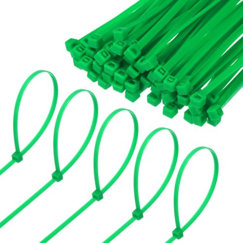 M METERXITY 1000-Pack Nylon Zip Ties 12 Inch 40 Lbs Nylon Cable Wire Ties Self-Locking Cable Zip Ties for Indoor/Outdoor/Home/Office/Garden/Workshop/Bundling Securing [Green]