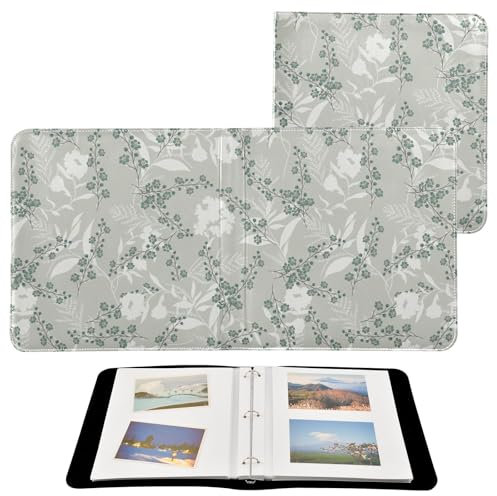 Fotoalbum mit Blumenmotiv, selbstklebende Seiten, Fotoalben, Buch, Bilderalben, 10 x 15 cm, 12 x 17 cm, 15 x 20 cm
