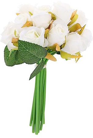 GRIRIW Künstlicher Rosenstrauß Für Hochzeiten Realistische Braut-handblume Aus Perfektes Hochzeitsdekor Für Fotos Und Feierlichkeiten Elegante Deko