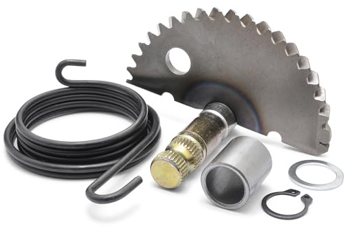 Easyboost Kickstarterwelle Kickstarterbuchse Rückzugfeder für Roller 50ccm GY6 4T und 139QMB Baotian BT49QT, Kymco Agility, Dink, People, Super 8, Peugeot Kisbee, Speedfight 3-4, Tweet, V-Clic