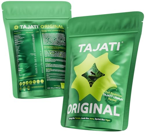 TAJATI® ORIGINAL Collagen Komplex – 30 High-Performance Wirkstoffe & 4x effektiverem COLLinstant® LMW Kollagen < 800 Dalton + Q10, MSM, Safran, B-Komplex & Glutathion