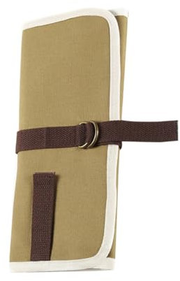 VINTORKY Hängende Bestecktasche Aus Canvas Für Camping Outdoor Geschirraufbewahrungstasche Mit Stabilen Nähten Für Ordnung Im Raum Und Aufbewahrung Von Besteck Und Werkzeugen
