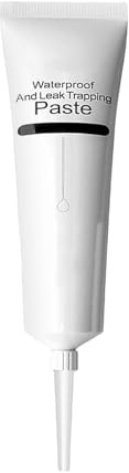 Sellador Impermeable De 150 Ml - Adhesivo Para Sellado De Agua Para Techos De Baños, Pasta Para Canalones Multiusos, Pintura Versátil | Sellador De Reparación Del Hogar Para Techos, Paredes, Jardín, M