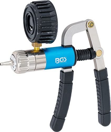 BGS 8067-1 | Vakuumpistole mit Saug- und Druckfunktion | für Art. 8067 | Manometer bis 4 bar | Toleranz +/- 5 % | Bremsenentlüftung | Turbo-Ladedruck, Druckdosenprüfung