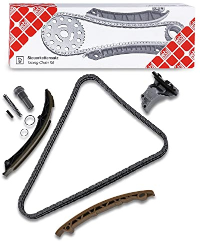 febi bilstein 30304 Steuerkettensatz für Nockenwelle, mit Gleitschienen und Kettenspanner, 1 Stück
