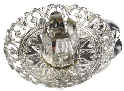 hdg Baumkerzenhalter Vintage Clip 8 er Set Made in Germany, Farbe:Silber