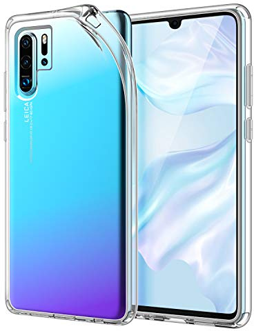 JETech Transparente Hülle für Huawei P30 Pro, Durchsichtig | Schlanker Schutz, Weiches Transparentes TPU Design, Stoßfest