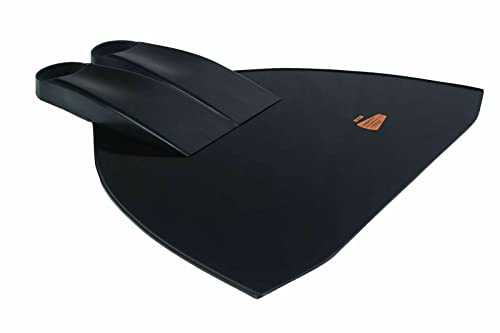 Leaderfins FINSWIMMER Monofin for finswimming, Dynamic apnea and CWT Freediving (XXL / EU 45-46 / US 11-12, Extra Hard Stiffness)