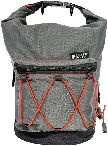 Leash Boss Reise-Hundefutterbehälter, tragbare Hundefutter-Reisetasche, Haustier-Reise-Futteraufbewahrungsbehälter, große Kapazität, Katzenfutterbehälter, Hundezubehör für Camping