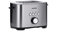 SEVERIN Grille-pain avec fonction bagel 800 W, Toaster compact à double fentes, Grille-pain électrique avec réglage du degré de brunissage & fonction décongélation, inox, AT 2510