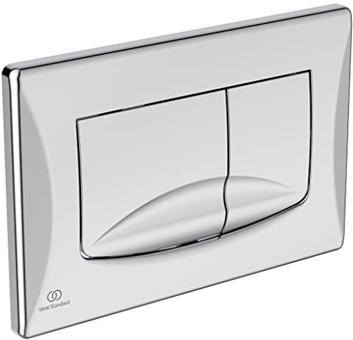 Ideal Standard R0109AA SOLEA Plaque de Commande pour rinçage, Chrome