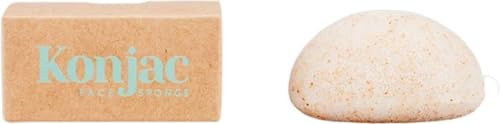 Esponja Konjac para Rostro | Limpieza Profunda (Cascara de nuez, Normal)