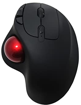 MOJO Multi Mode Rechargeable Silent Trackball Mouse (Bluetooth + Wireless)