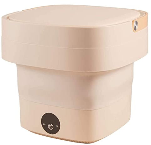 Mini Portable Folding Washing Machine, 4.5L Portable Automatic Washer with Drain Basket,Mini Washer and Dryer Combo, with Drain Basket for Underwear, Socks, Baby Clothes, Travel, Camping, RV, Dorm